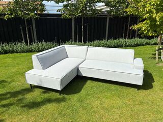 Tuinhoekbank, Toscane allweather, lighy grey, bouwjaar 2026